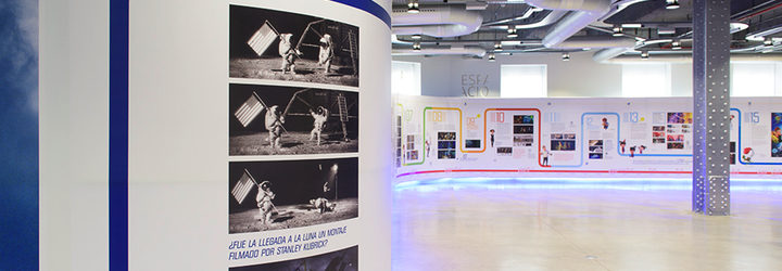 Aterrizamos en la exposición lunar de 'Atrapa la bandera'