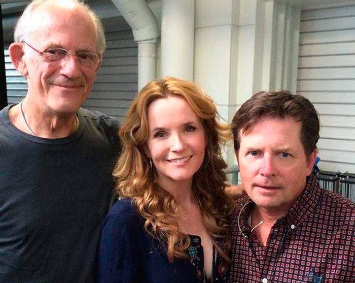 Christopher Lloyd, Michael J. Fox y Lea Thompson 30 años después del estreno de 'Regreso al futuro'