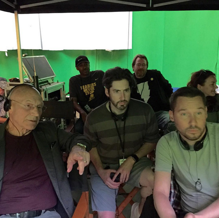  Patrick Stewart en el set de 'X-Men: Apocalipsis'