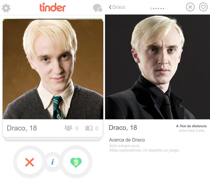 Tinder Draco Malfoy