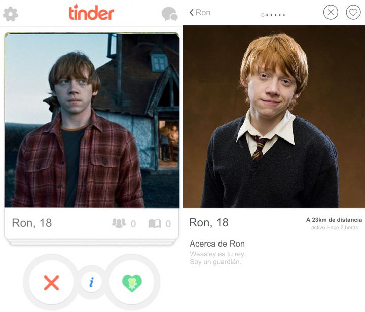 Tinder Ron Weasley