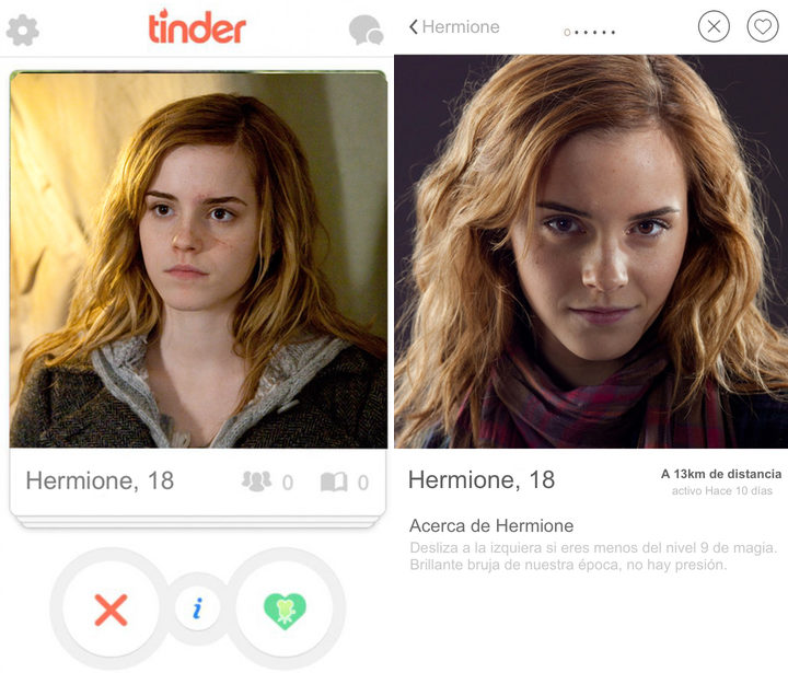 Tinder Hermione Granger