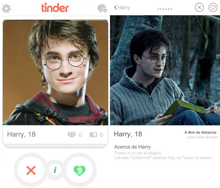 Tinder Harry Potter