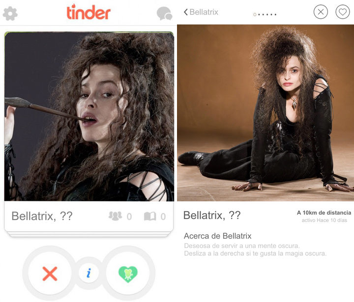 Tinder Bellatrix