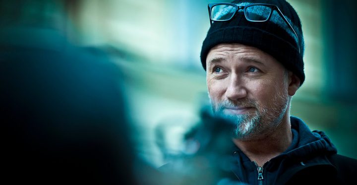 David Fincher durante un rodaje