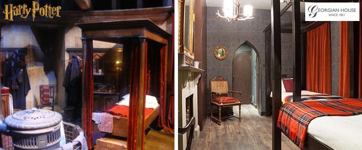 Comparativa habitación Harry Potter