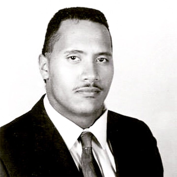 Dwayne Johnson con 16 años