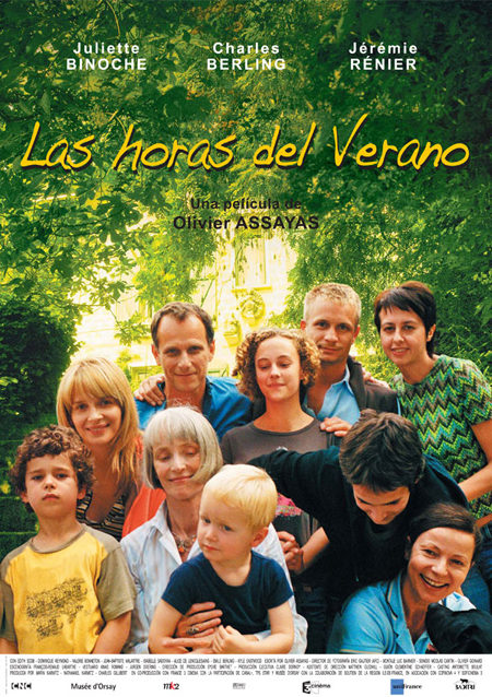 Cartel en castellano de 'Las horas del verano'