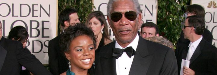  Morgan Freeman y su nieta E'Dena Hines