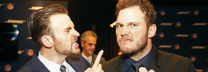 Chris Pratt y Chris Evans