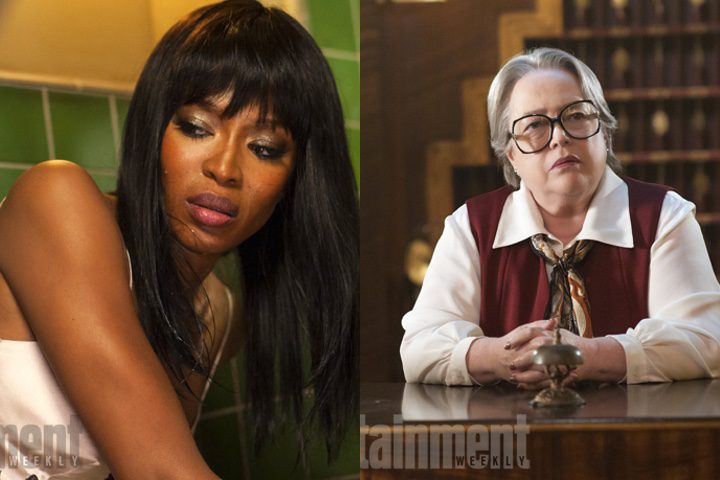 Naomi Campbell y Kathy Bates