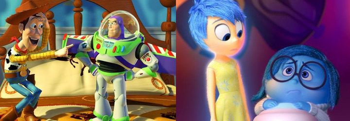 'Toy Story' y 'Del revés (Inside Out)'