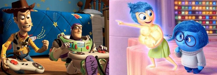 'Toy Story' y 'Del revés (Inside Out)'