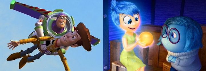 'Toy Story' y 'Del revés (Inside Out)'