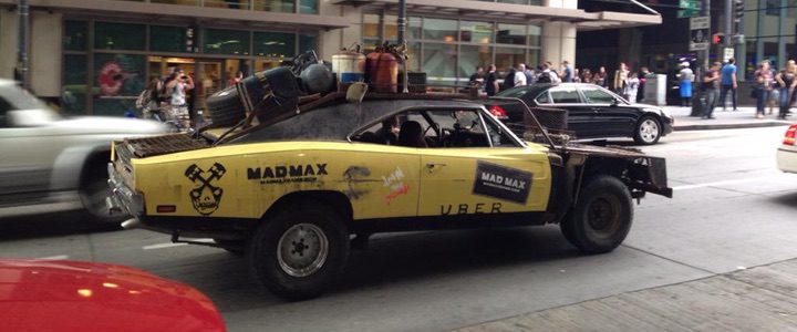 Un conductor de Uber a lo 'Mad Max'