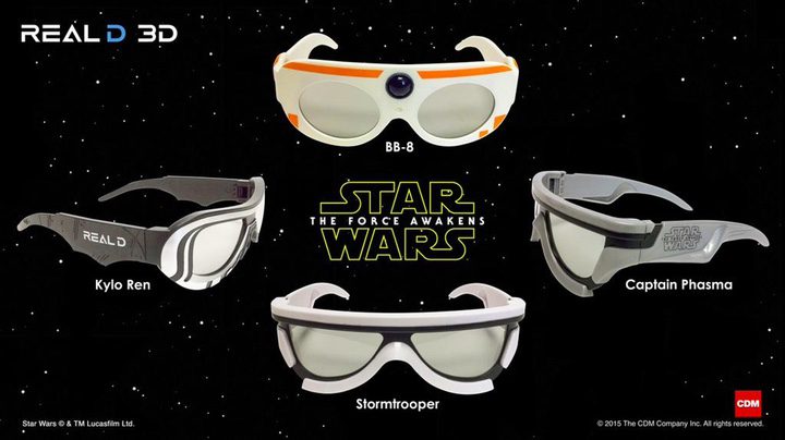 Gafas 3D 'Star Wars: El despertar de la fuerza'