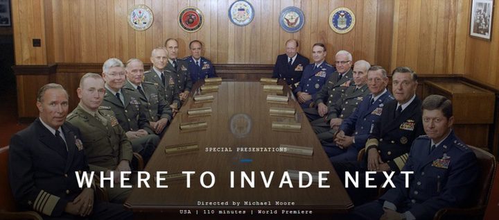 Cartel de 'Where to Invade Next'