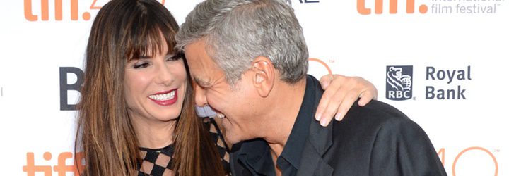  Sandra Bullock y George Clooney en la presentación de 'Our Brand Is Crisis' en el Festival de Toronto