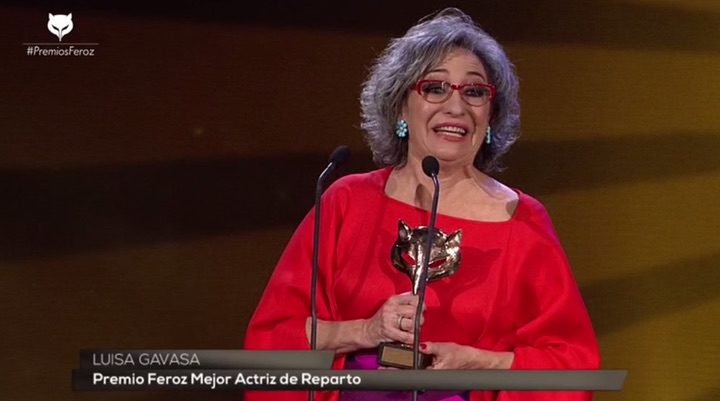 Luisa Gavasa, Premio Feroz 2016 a la mejor actriz de reparto