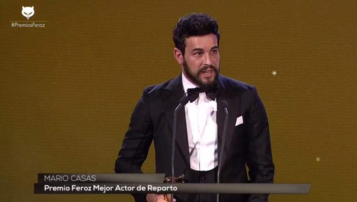 Mario Casas, Premio Feroz 2016 al mejor actor de reparto