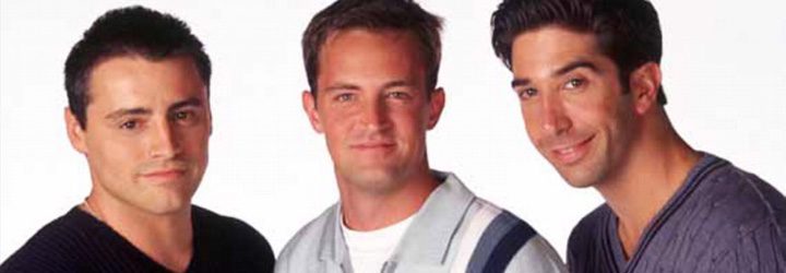 Ross, Chandler y Joey, los chicos de Friends