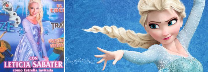  Leticia Sabater como Elsa de Frozen