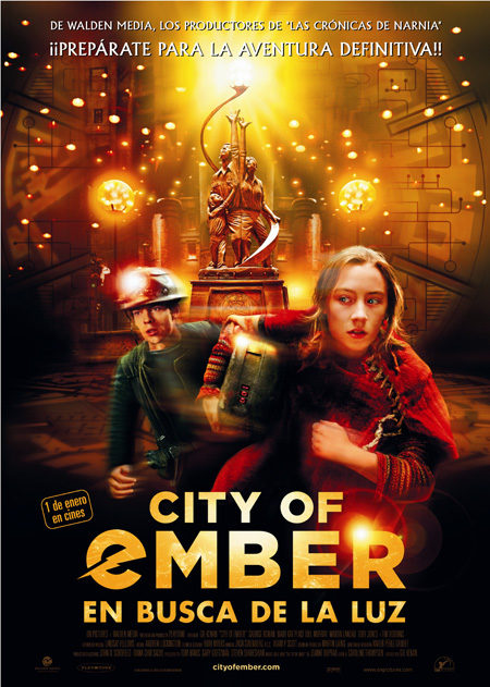 Cartel en castellano de 'City of Ember'