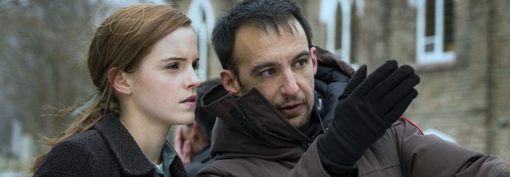 Alejandro Amenábar con Emma Watson