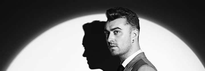 Sam Smith en el poster promocional de 'Writings on the wall'