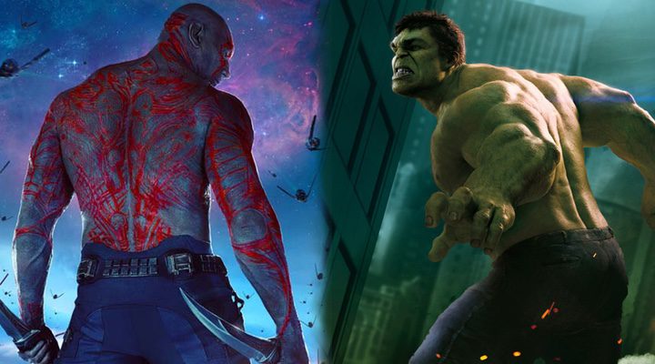 Drax el destructor y Hulk