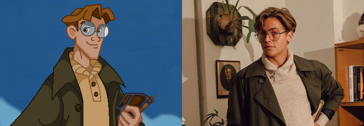  'Atlantis: El imperio perdido' y Cole Sprouse de Milo Thatch