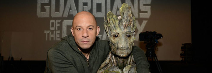  Vin Diesel y Groot de 'Guardianes de la Galaxia'