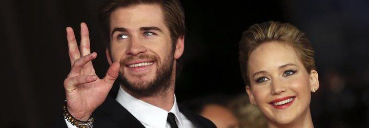 Liam Hemsworth y Jennifer Lawrence