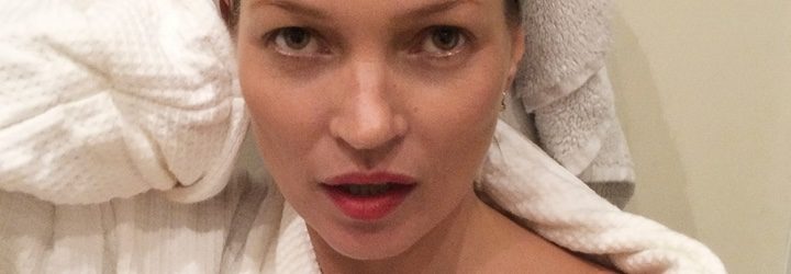 Kate Moss fue la primera en posar en toalla para Mario Testino