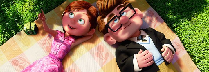 Fotograma de Carl y Ellie en la película 'Up'