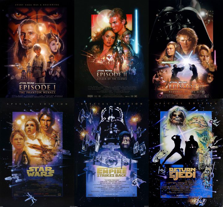 Posters de Star Wars de Drew Struzan