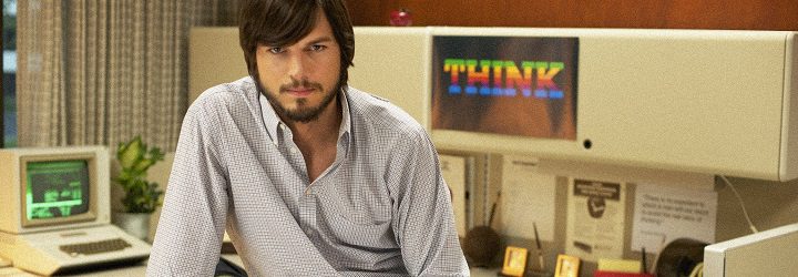 Imagen promocional de Ashton Kutcher en 'Jobs'