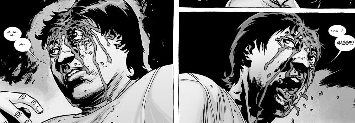 Muerte de Glenn en los cómics de 'The Walking Dead'