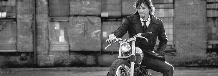 Norman Reedus en moto