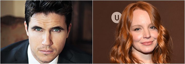 Robbie Amell y Lauren Ambrose