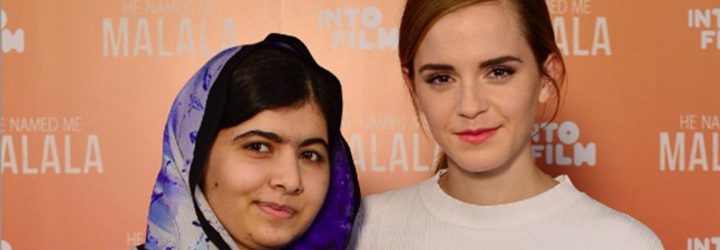  Malala Yousafzai y Emma Watson