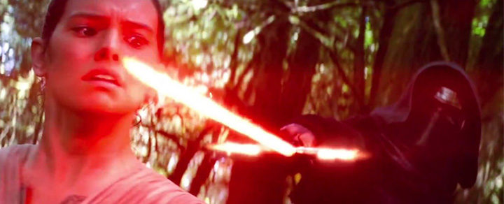 'Star Wars: El despertar de la fuerza'. Rey en apuros junto a Kylo Ren