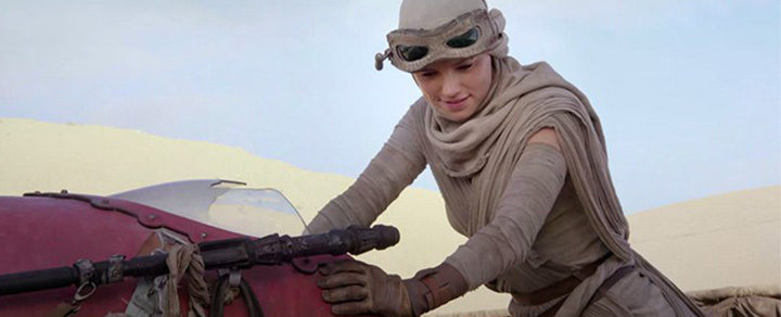 Daisy Ridley es Rey en 'Star Wars: El despertar de la Fuerza'