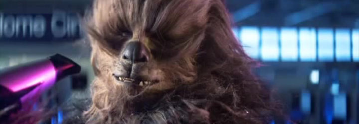 Chewbacca en un anuncio