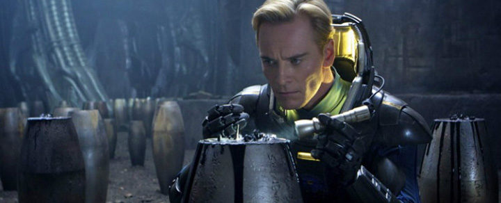 Michael Fassbender en 'Prometheus'