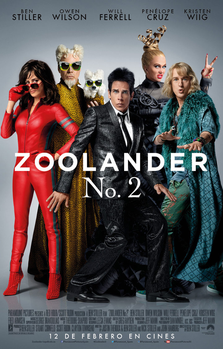 Póster español oficial de 'Zoolander 2'