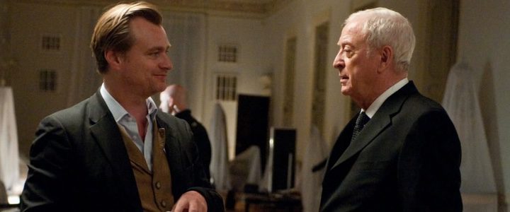  Michael Caine y Christopher Nolan