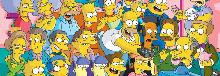  Los Simpsons ante el televisor