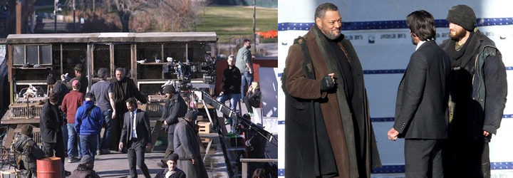  Laurence Fishburne en el rodaje de 'John Wick'