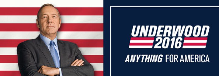  Uno de los materiales de la campaña política de Frank Underwood